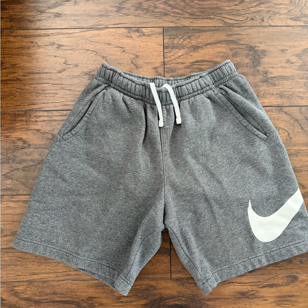 Nike Kids Charcoal Gray Shorts - Picture 3 of 3